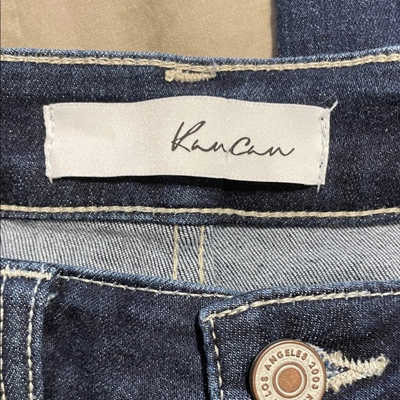 KanCan Dark Blue Straight Leg Jeans - Picture 7 of 8